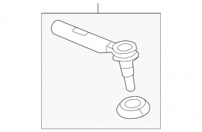 Right tie rod end for Acura RDX 13-18