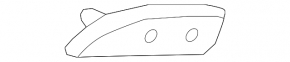 Front bumper mount left VW Jetta 15-18 USA