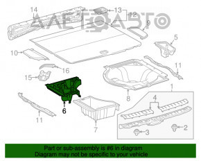 Lexus RX350 RX450h 16-22 Trunk Box for Tools