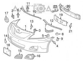 Toyota Camry v40 grille emblem