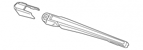 Rear wiper arm Honda HR-V 16-22