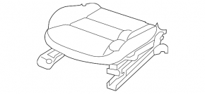 Left passenger seat runner for Infiniti QX30 17-20