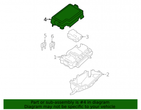 Hyundai Ioniq 20-22 HEV, PHEV Underhood Fuse Box Cover