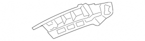 Rear bumper mount left wing Porsche Panamera 14-16