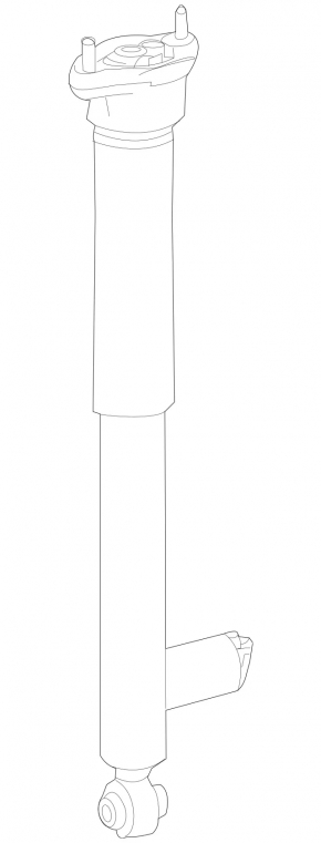 Rear left shock absorber Mercedes CLS-class C218 15-17