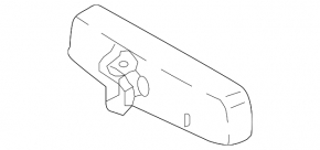 Interior mirror Ford Ecosport 18-22 with auto-dimming
