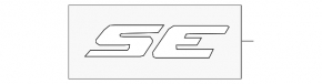 Emblem inscription SE tailgate Ford Escape MK3 17-19 rest