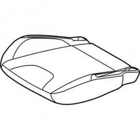 Ford Focus mk3 15-18 passenger seat, without airbag, gray cloth