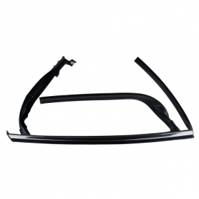 Upper rear left door molding for Ford Fusion mk5 17-20 chrome with glass seal