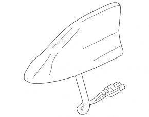 Antenna fin Ford Explorer 16-19