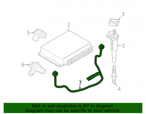Knock sensor BMW X5 E70 3.0 N55