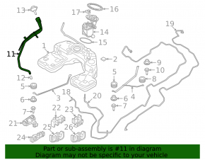 Fuel filler neck BMW X5 G05 19-23 3.0T