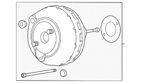 Vacuum booster Chevrolet Malibu 13-16