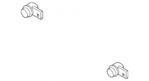 Volvo V90 22-22 front bumper parking sensors
