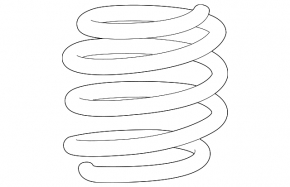 Front left spring Lexus ES300h 19-20
