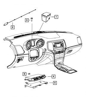 Dodge Challenger 11-12 3.6 Automatic Transmission Computer