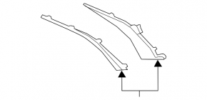 Left front bumper molding for Lexus ES250 ES300h ES350 19-24
