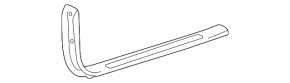 Illuminated front right door sill plate for Lexus RX300 RX330 RX350 RX400h 04-08, black