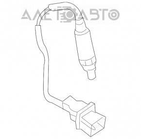 Lambda probe right first BMW X5 E70 07-13 680mm