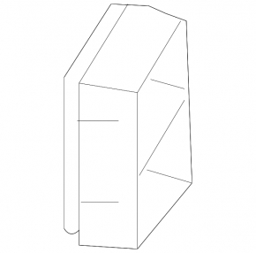 Right ventilation shield Nissan Versa Note 13-19