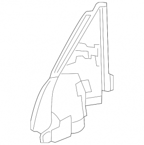 Mirror cover inner right Nissan Rogue 14-20