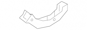 Right trunk lid hinge trim for Kia Optima 16-20