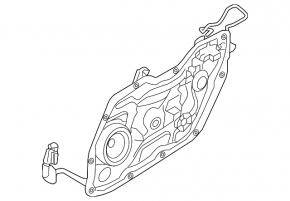Window lifter with motor front right Hyundai Elantra UD 11-16
