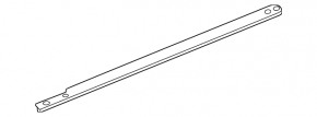 Molding door-glass central rear left Nissan Sentra 20-24 chrome