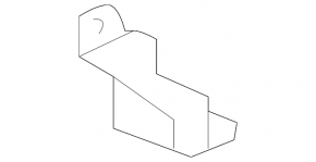 Rear bumper lower center bracket Hyundai Tucson 16-21