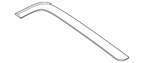 Right rear fender molding for Hyundai Palisade 20-25, chrome