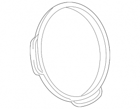 Steering wheel cover Audi A3 8V 15-20 black, gloss