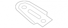 Front right fender bracket for Audi A5 F5 18-25 (upper)