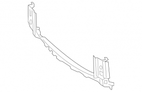 Left front bumper mount for Mercedes CLA 17-19 AMG (package)