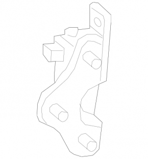 Door hinge lower rear left Mercedes GLS-class X166 13-19