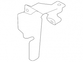 Right radiator deflector on a Jaguar XE 17-19 radiator