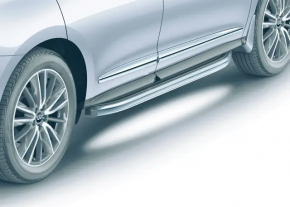 2-piece set of threshold lighting for the Infiniti QX50 19-20, under the bottom, with mounting brackets