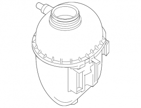 Expansion tank cooling BMW X5 F15 14-18 3.0 small without cover