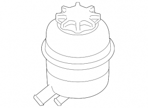 Power steering reservoir BMW 1 E82 08-13 128i, 135i, AWD