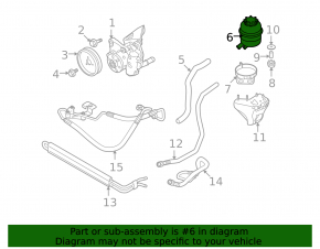 Power steering reservoir BMW 1 E82 08-13 128i, 135i, AWD