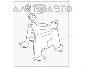 ABS unit bracket Toyota Highlander 14-16
