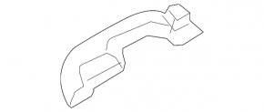 Ceiling handle left Mini Cooper F56 3d 14-23 ser