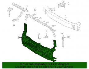 Lower front bumper bracket for Toyota Tundra 22-26 for parking sensors