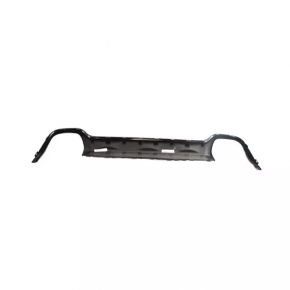 Rear bumper trim lower Jeep Cherokee KL 15-18 for 2 pipes silver type 2