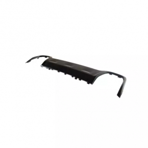 Rear bumper trim lower Jeep Cherokee KL 15-18 for 2 pipes silver type 2