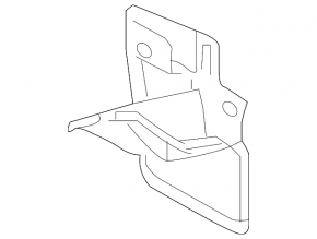 Rear left mudguard for Lexus NX 15-21
