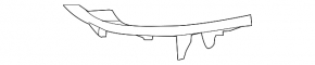 Left windshield wiper seal for Nissan Kicks 18-25