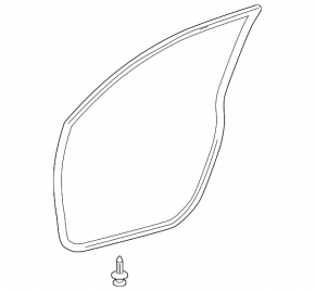 Front left door seal for Toyota Rav4 06-12