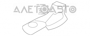 Right hood hinge for Hyundai Santa Fe 2006