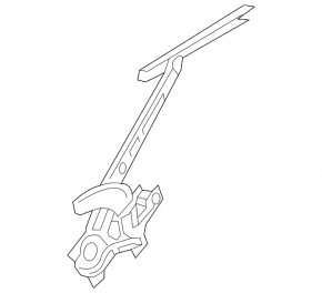 Window lifter with motor rear right Nissan Versa Note 13-19