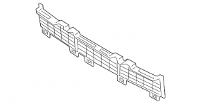 Lower grille of the front bumper Ford Flex 09-12 prerest